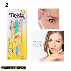 Eyebrow and body razors for women pack of 2